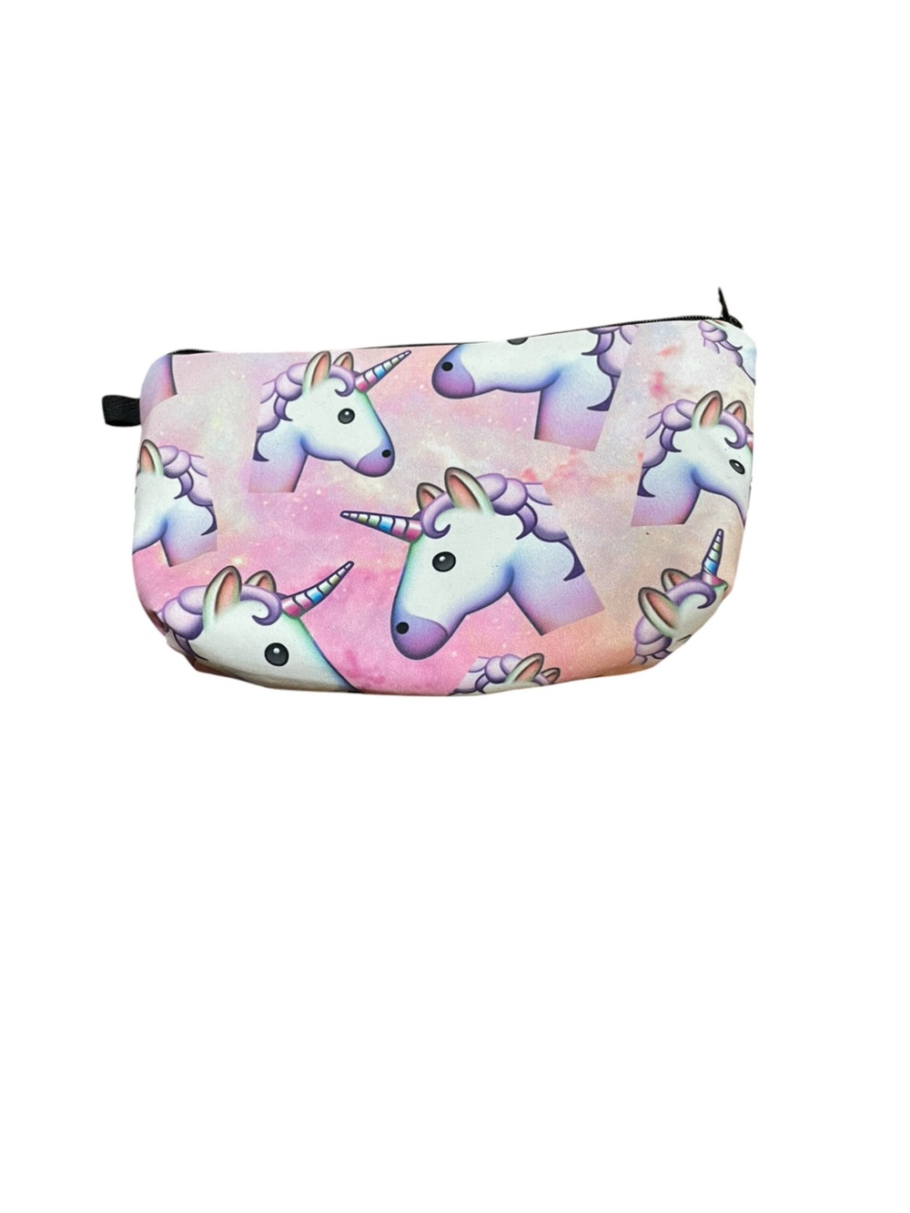 Unicorn Print Kids Pencil Pouch - Pink